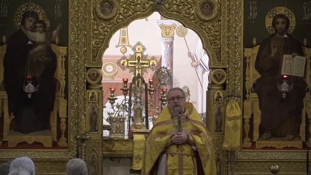 26.11.2022 Проповедь о. Владимира на Литургии. Свт. Иоанна Златоустого, архиеп.Константинопольского смотреть онлайн