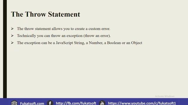 Javascript Errors And Exception