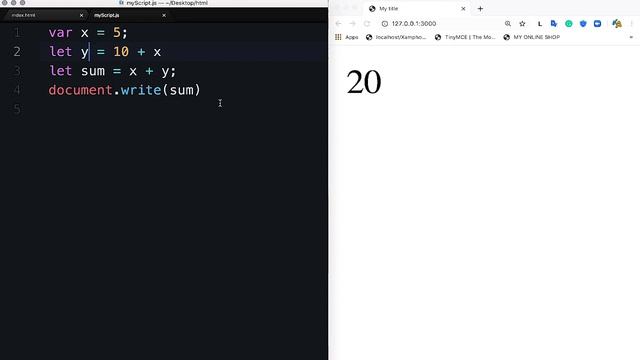 Arithmetic | Addition Operator (+) #JavaScript #3 смотреть онлайн