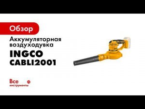 INGCO Lithium ion Aspirator Blower CABLI2001