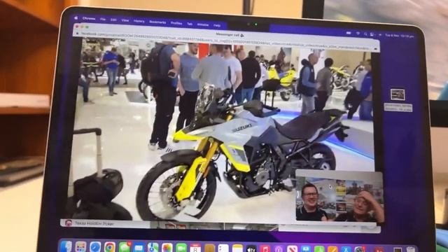 Suzuki Vstrom 800 DE  live EICMA