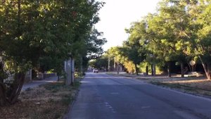 Евпатория - улица Московская. Погода в Крыму в Евпатории. Крым 2016. Небо чистое