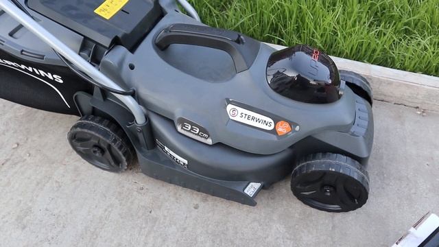 Обзор аккумуляторной газонокосилки STERWINS смотреть онлайн
