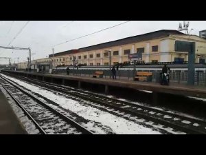 ЭГ2ТВ Иволга и ЭП2Д на МЦД-2 Перерва. Выезд ЭП2Д из ДЕПО "Перерва".