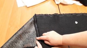 Пошив пальто. Раскрой подкладки и подборта для пальто и их соединение