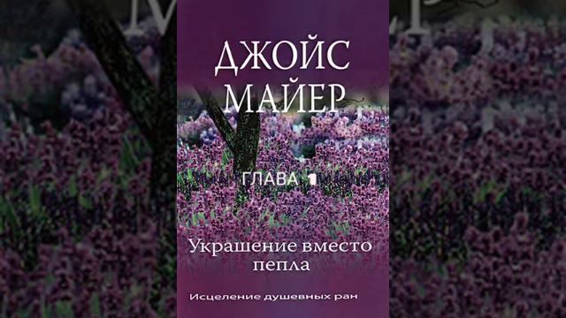 Джойс Майер. Украшение вместо пепла. Глава1