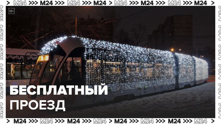 Общественный транспорт столицы будет бесплатным всю новогоднюю ночь - Москва 24
