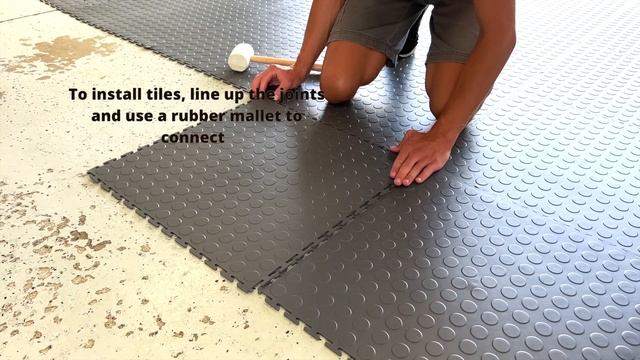 The BEST DIY Residential Garage flooring: SupraTile 100% solid PVC смотреть онлайн