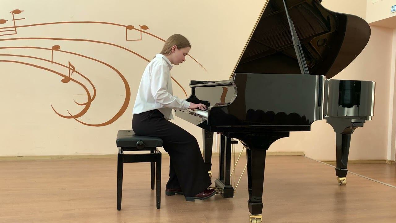 Леонтьева Анна И.С.Бах "Трехголосная инвенция" e-moll смотреть онлайн