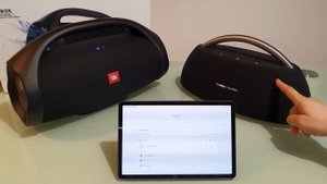 JBL Boombox vs Harman Kardon Go&Play 2   sound test