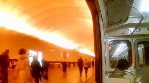 станция  метро ладожская  до  станция  метро  дыбенко  линия 4     2  часть