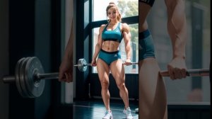 AI LookBook Muscle Girl | Girl Flexing Biceps | Female Biceps