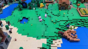 Massive Lego Minecraft world (biggest one yet)