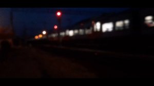 Поезд "Ласточка" сообщением Москва Бел. - Минск Пасс. по станции Степянка.