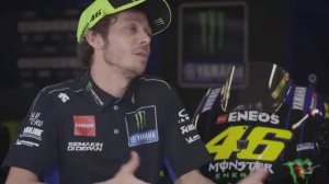 Интервью Валентино Росси, посвященное 400 му старту  1ч