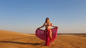 Emirates desert Aziza belly dancer