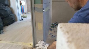 Армированный скотч при укладке плитки