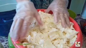 Самая вкусная квашенная капуста на зиму, проверено временем.