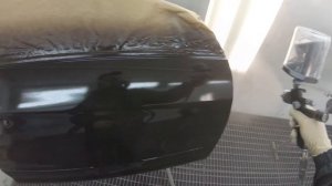 Car painting | BMW X5 Metallic Hood painting wet on wet & Black Passat CC | PPG DP4000 / Cromax