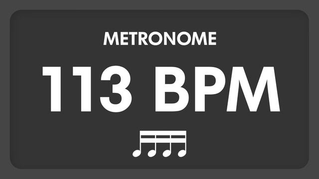 113 BPM - Metronome - 16th Notes смотреть онлайн