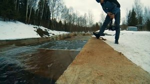 Плотина на озере Лесное (Сергиев Посад)