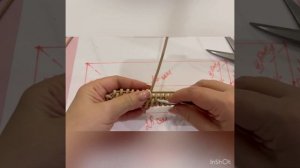 МК 1 Часть расчёт прямоугольного донышка в корневом плетении.