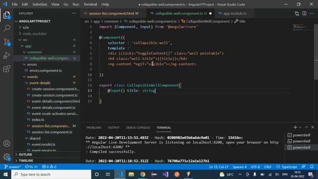 104. Angular Project Tutorial - Content Projection смотреть онлайн