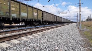 Электровоз ВЛ80с 2132 С грузовым поездом. Вос. Сиб. жд.