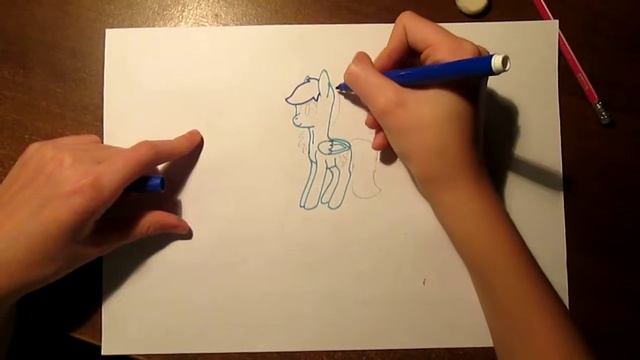 Как рисовать Рэйнбоу Деш/How to draw Rainbow Dash смотреть онлайн
