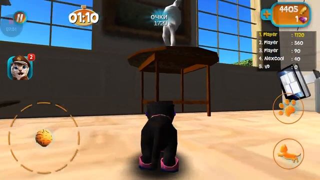 Мультики для детей. Мультик про КОТЁНКА. Про животных для детей Игра Симулятор маленького КОТИКА #15