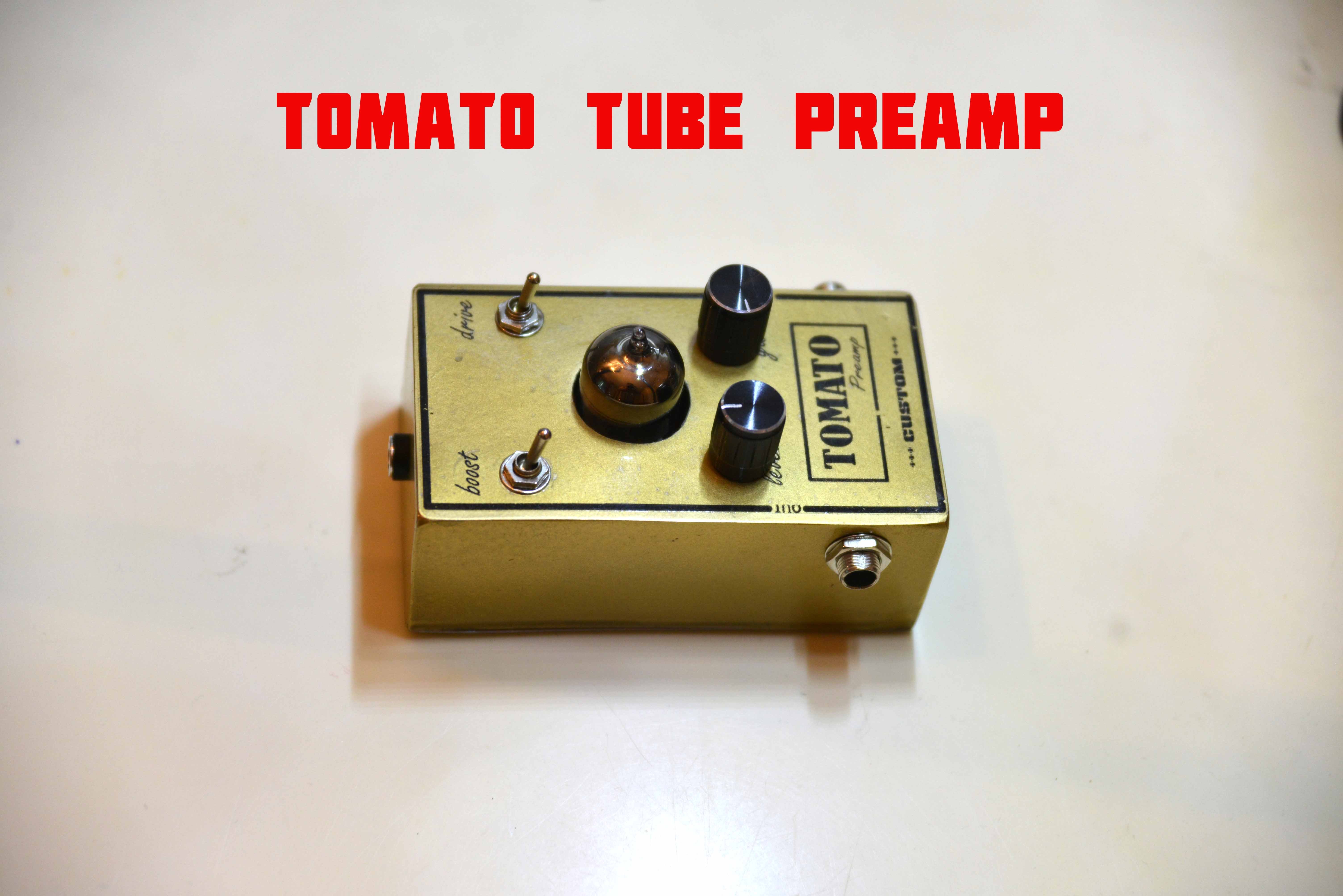 Ламповый гитарный преамп Tomato