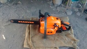 Бензопила Carver ,первый запуск