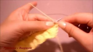 Детский плед спицами №1