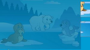 Развивающие мультфильмы. Учимся и играем. Арктические животные.