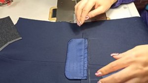 ❤️?? Прорезной Карман в Рамку с Клапаном !! \ Flap Pocket!!