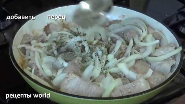 Картошка с мясом в духовке простой рецепт