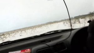 Покатался по снегу на toyota starlet ep95 4wd