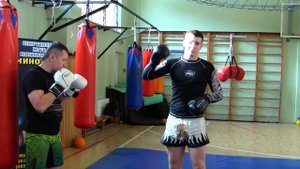 Защита ног в тайском боксе