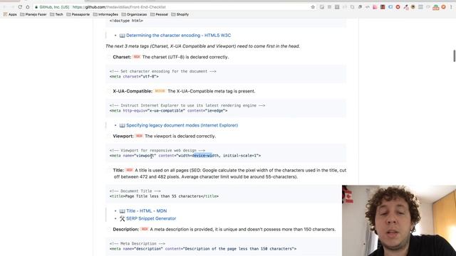 Front-End Checklist seus sites com o padrão Moderno - Git Nights смотреть онлайн