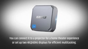 KAMRUI AK2 Plus Mini PC, Intel 12th Gen Alder Lake- N100 Review