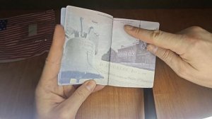 Сувенирный паспорт США. Распаковка и обзор блокнота с OZONа в виде американского паспорта