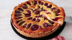 Пирог со сливами. Сливовый тарт. Красивый, простой и очень вкусный сливовый пирог