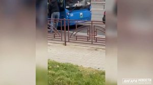 Нападение на водителя троллейбуса в Иркутске