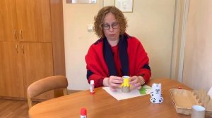 Русалка из втулки от туалетной бумаги