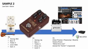 TC Electronic Mojo Mojo + Spark Booster + Two Notes CabM (Direct Recording / No Talking)