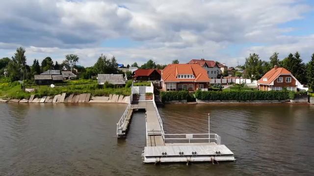 #Коттедж, Пермский край, аэросъемка, дом у реки, Троица