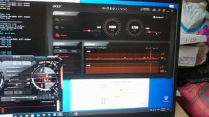 Разгон, оптимизация и температуры видеокарты ноутбука, на  Acer Nitro 5 для майнинга и не только