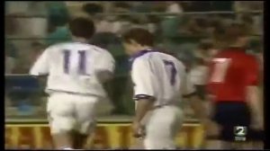 Emilio Butragueño (Real Madrid) - 04/09/1993 - Osasuna 1x4 Real Madrid - 1 gol