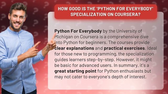 How Good Is the 'Python For Everybody' Specialization on Coursera?