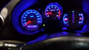 Новая led подсветка приборной панели Тойота Рав4 2003